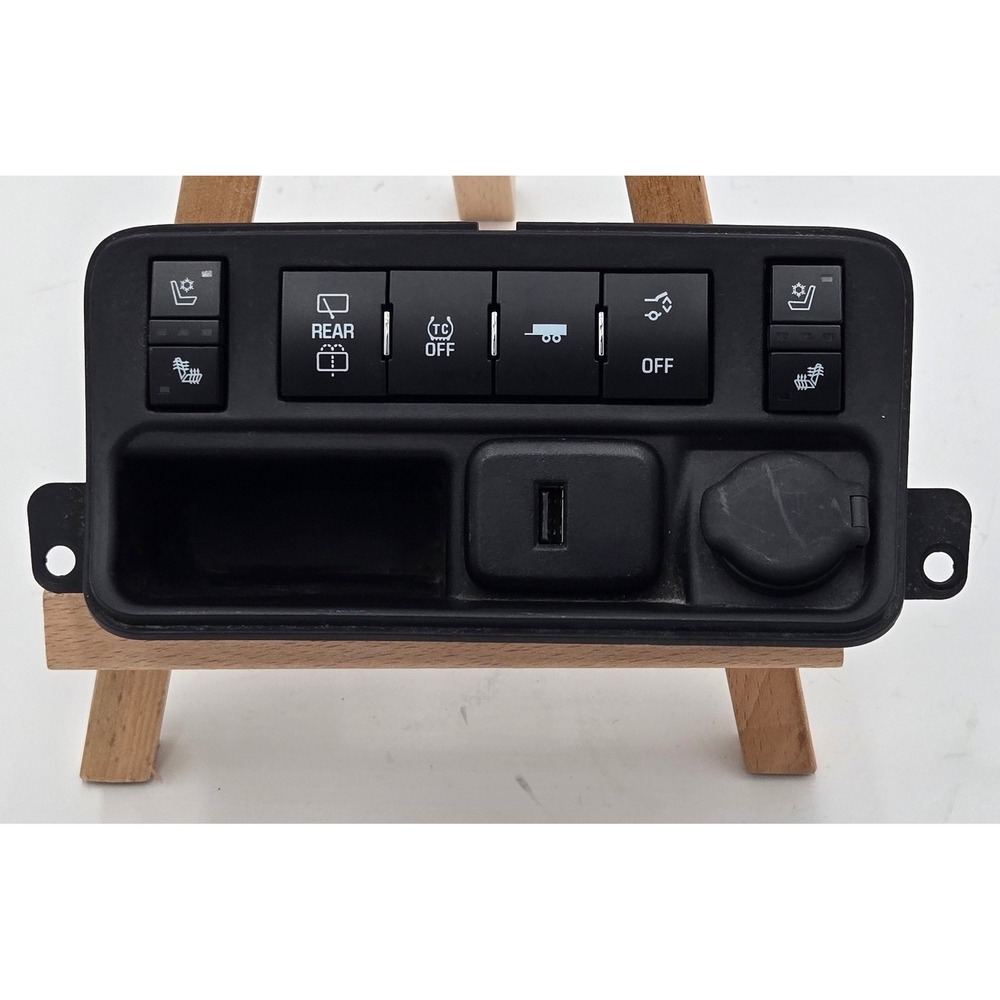 2008-17 GMC Acadia Center Console Switch Panel Heated Seats USB 22824084 OEM
